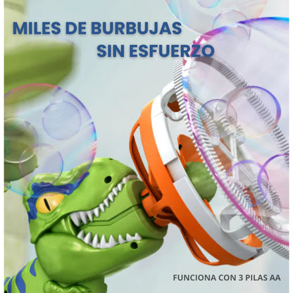 DinoMagic Bubble™ Burbujero Electrico de Dinosaurio