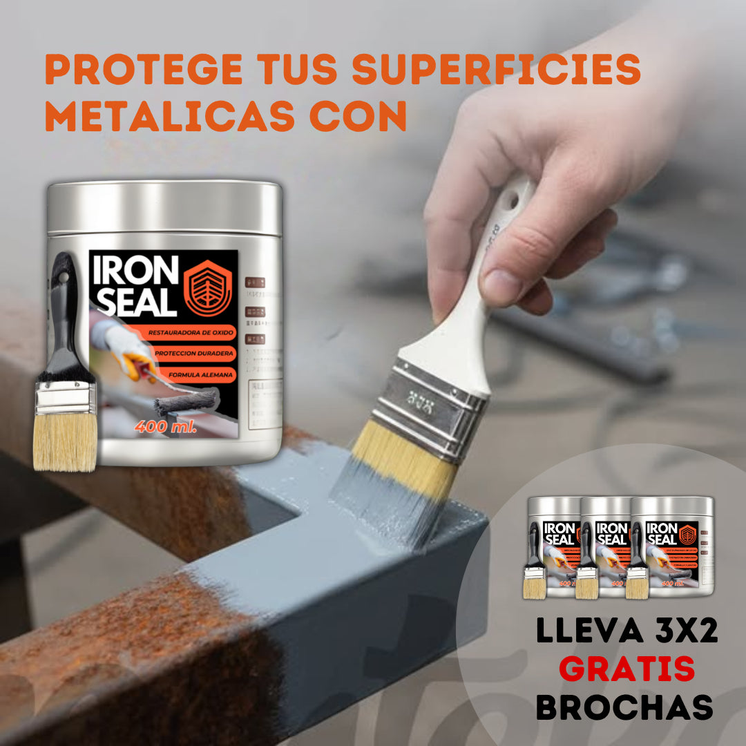 PAGA 2 LLEVA 3 !!! IRONSEAL OxidoZero® Adiós al óxido, Renueva y protege tu hogar.