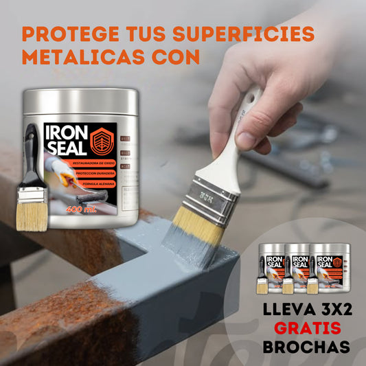 PAGA 2 LLEVA 3 !!! IRONSEAL OxidoZero® Adiós al óxido, Renueva y protege tu hogar.