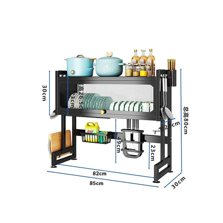 ¡Adiós al desorden en tu cocina! 👋 SteelDry™ Escurridor ORIGINAL y GARANTIZADO con TAPA ✨ 50% OFF + 🎁 Regalo 🎁 solo por hoy.