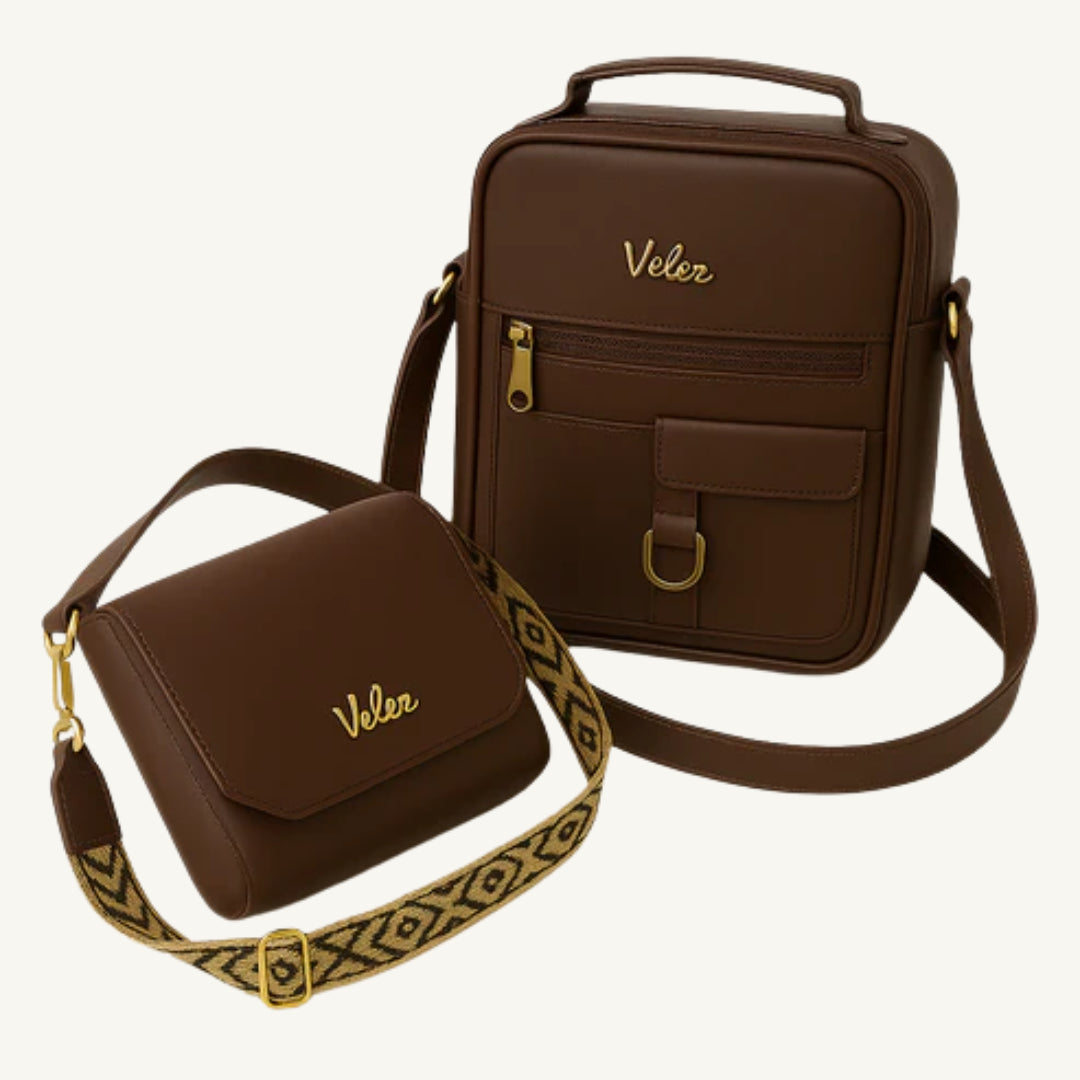 DUO BOLSOS 2X1 VLZ DAMA Y CABALLERO