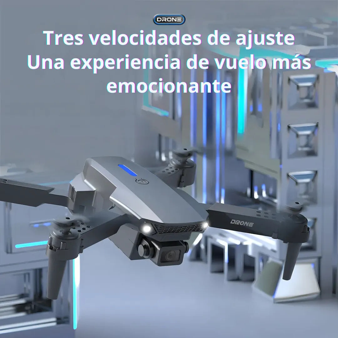 35 % OFF - DRON E88, Cuadricóptero de doble cámara 4K HD