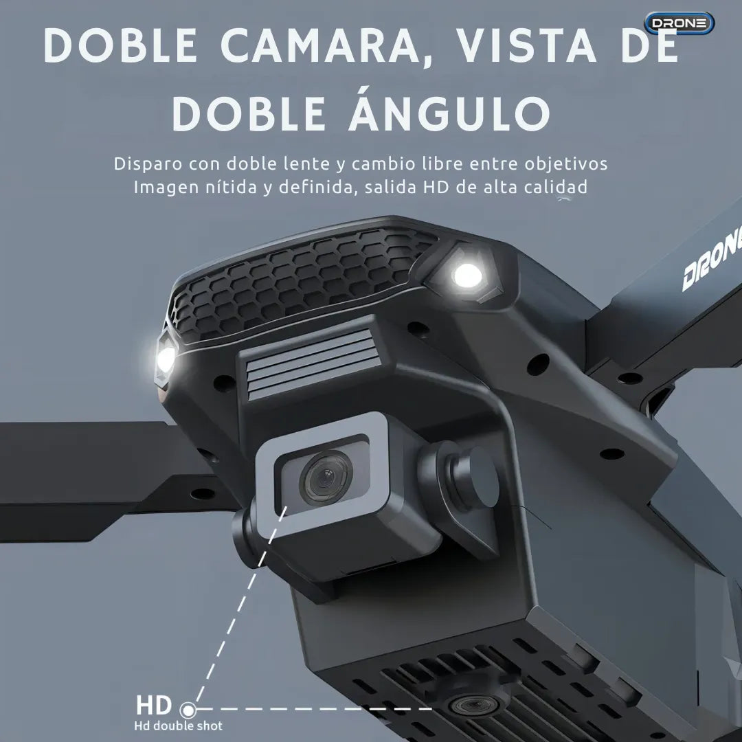 35 % OFF - DRON E88, Cuadricóptero de doble cámara 4K HD
